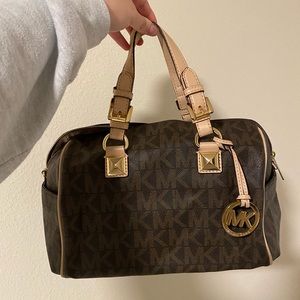 Michael Kors Grayson Satchel | Brown